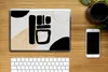 MuchoWow® Laptop Aufkleber Sticker Cover Kreis - Schwarz - Produktbild-Vorschau 2