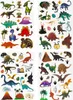 Oblique Unique 78 Temporäre Tattoos Kinder Dinosaurier Produktbild-Vorschau 1