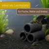 Aquariendeko Pyramide 3er XL Garnelenröhre Aquarium Deko Produktbild-Vorschau 6