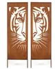 Sichtschutz Metall 2x - 160 cm x 50 cm - Edelrost - Produktbild-Vorschau 7