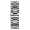 A close-up view of a metal watch band. Produktbild-Vorschau