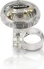 XLC Fahrradklingel DD-M12 silber transparent Ø36mm Produktbild-Vorschau 2