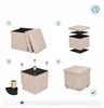 Relaxdays Sitzhocker mit Stauraum, weich gepolstert, Produktbild-Vorschau 6