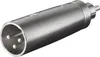 XLR Adapter, Cinch Stecker > XLR Stecker 3Pin Produktbild-Vorschau 1