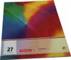 A notebook with a colorful abstract design on the cover. Anteprima dell’immagine prodotto