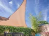Tenda parasole in HDPE 5x5x7 color sabbia Anteprima dell’immagine prodotto 1