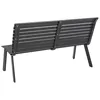 DEGAMO Gartenbank Parkbank Alubank KONSTANZ 3-sitzer 140cm, Produktbild-Vorschau 4