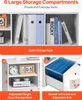 SucceBuy Aktenschrank mit 2 Schubladen und verstellbaren Produktbild-Vorschau 3