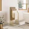 Stojak na ręczniki Valora 4-Rung Gold | Wolnostojący, Podgląd zdjęcia produktu 2
