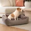 4L Textil TEO Hundekorb mittelgroße Hunde Kuscheliges Produktbild-Vorschau 4