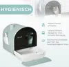 PawHut Katzentoilette mit Deckel, Katzenklo inkl. Schaufel Produktbild-Vorschau 4