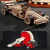 RoboTime 3D dřevěná skládačka Závodní auto Náhled obrázku produktu 5