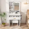 MODFU Schminktisch-Set mit verstellbarer LED-Beleuchtung, Produktbild-Vorschau 3