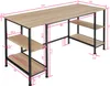 Počítačový stůl Stoke 137x55x75cm - světlé průmyslové Náhled obrázku produktu 4
