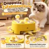 Elektrisches Katzenspielzeug mit Federn, rotierendes Produktbild-Vorschau 7