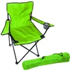 Anglersessel Campingstuhl Regiestuhl inkl. Getränkehalter und Tasche in Limegrün Produktbild-Vorschau