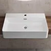 doporro Lavabo Semincasso 50 cm in Vetroceramica Bianco, Anteprima dell’immagine prodotto 2
