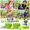 PRECORN Reflektorband Kinder 4er Set 33 x 5 cm Neon – Produktbild-Vorschau 5