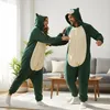 Pyjama Onesie Kigurumi Kostüm für Erwachsene Grün Pokémon Produktbild-Vorschau 4