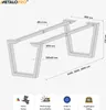 MetaloPro Atria Epox Extreme Tischgestell – V-förmige Produktbild-Vorschau 3