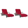 vidaXL Strandtücher 2 Stk. Burgunder 75x200 cm Stoff 400 Produktbild-Vorschau 4