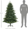 HOMCOM Umělý vánoční stromek, 180 cm, s 818 hroty, Náhled obrázku produktu 4