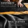 NALIA custodia flip in vera pelle per iPhone 15, custodia Anteprima dell’immagine prodotto 2