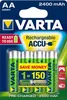 VARTA RECHARGE ACCU Power AA 2400mAh Blister 4 Produktbild-Vorschau 4