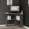 Bureau d'angle HOMIDEA en forme de L – Bureau moderne avec Voir les images du produit 2
