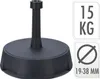 Base De Parasol Soleil 15kg Couleur Anthracite Diamètre Voir les images du produit 1
