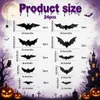 24 LED-vleermuisdecoraties voor Halloween. Productafbeelding-voorbeeld 2