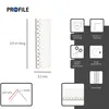 ProfileXXL PVC Eckwinkel 2,5m x 32mm x 32mm, Eckprofil, Produktbild-Vorschau 2
