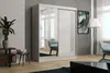 Neuer Kleiderschrank mit Schiebetüren LUNA 180 cm (WEISS) Produktbild-Vorschau 2