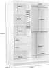 Schwebetürenschrank MARIKA II 120 cm – Kleiderschrank mit Produktbild-Vorschau 7