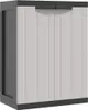 vidaXL Zahradní skříňka šedá a černá 65x37x85 cm PP Náhled obrázku produktu 1