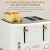 HOMCOM Wasserkocher-Toaster-Set mit 1,7 L Wasserkocher, 4 Produktbild-Vorschau 6