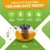 Neruma Premium Glasteekanne 800ML mit Siebeinsatz Produktbild-Vorschau 3