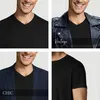 Herren Grafik T-Shirt V-Ausschnitt Festigkeit und Reife – Produktbild-Vorschau 2