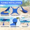 TolleTour Strandmuschel Elasthan mit Tragetasche Sonnendach Produktbild-Vorschau 6