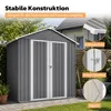 Metall-Geräteschuppen 185x182x191 cm mit Satteldach, Produktbild-Vorschau 4
