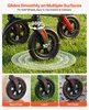 VEVOR 2-in-1 Rollator Faltbar mit Sitz, Leichter Gehwagen Produktbild-Vorschau 3