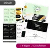 A collage of various thank you stickers with different designs and text in German. Produktbild-Vorschau