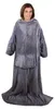Verk 24306 Fleecová deka s rukávy 200 x 140 cm šedá Náhled obrázku produktu 5
