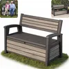 Panchina da giardino Keter Deco Bench 227L - 133x61x89 cm - Anteprima dell’immagine prodotto 1