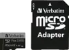 Verbatim Karta Microsd 256Gb + Adapterpro U3 Czarny/Noir Voir les images du produit 1