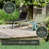 Park Alley I Sonnenliege I mit Dach, Gartenliege Klappbar, Produktbild-Vorschau 11