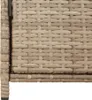 Mobile da giardino Beige 83x45x76 cm Poly rattan Anteprima dell’immagine prodotto 15