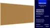 Bacheca in sughero (cornice in legno) 200x100 cm Anteprima dell’immagine prodotto 2
