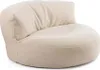 A beige beanbag sofa. Podgląd zdjęcia produktu
