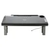 A gray laptop table with foldable legs is shown against a white background. Podgląd zdjęcia produktu